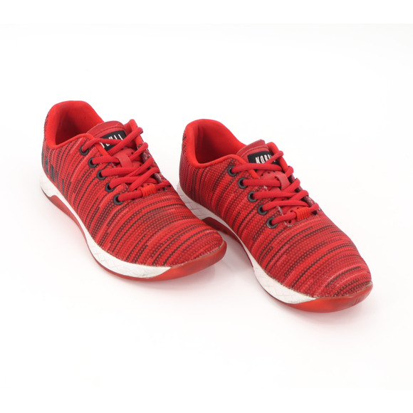 NOBULL Women's Outwork Cross Trainers Super Fabric Red/Black Sz 7 - Picture 1 of 9